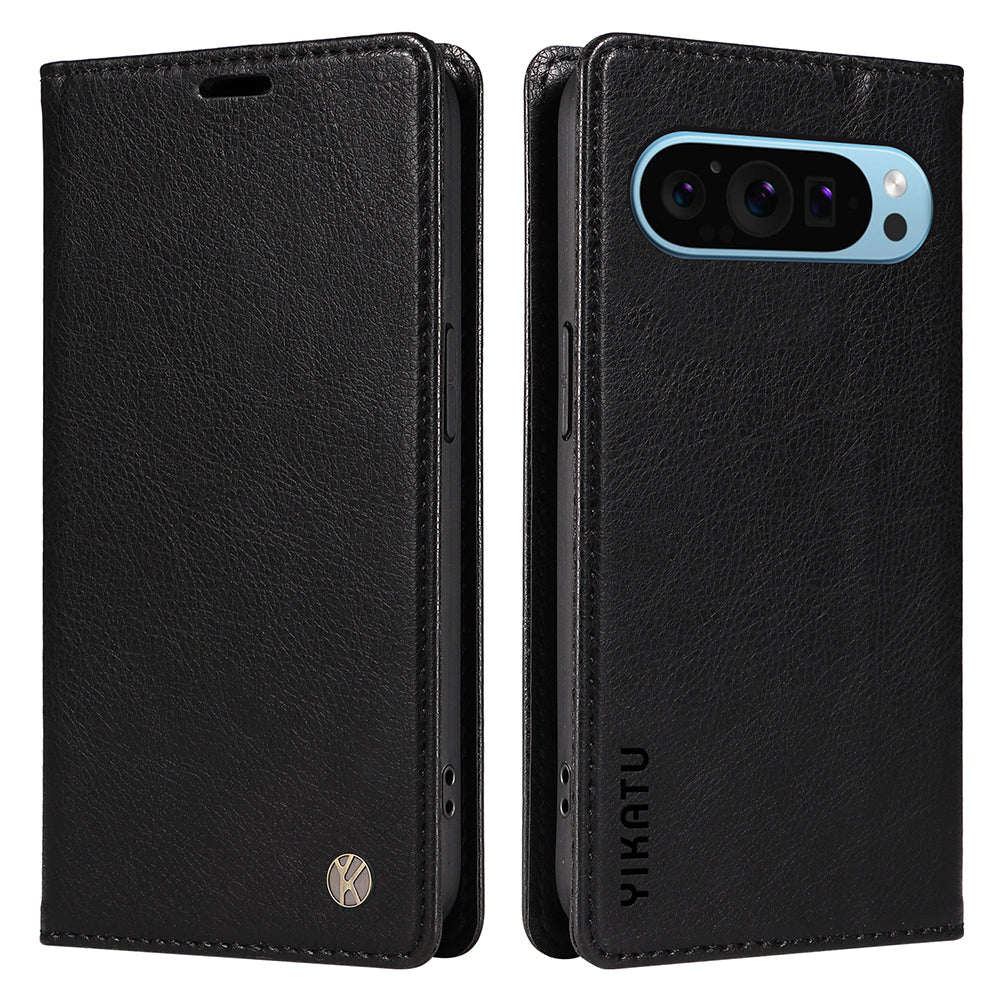 YIKATU YK-006 For Google Pixel 9 Case PU Leather Magnetic Closure Wallet Phone Cover YIKATU YK-006 For Google Pixel 9 Case PU Leather Magnetic Closure Wallet Phone Cover